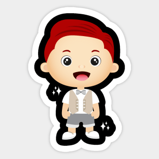 Little Boy Sticker